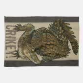 Krokodile Crikey! Geschirrtuch (Horizontal)