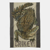 Krokodile Crikey! Geschirrtuch (Vertikal)
