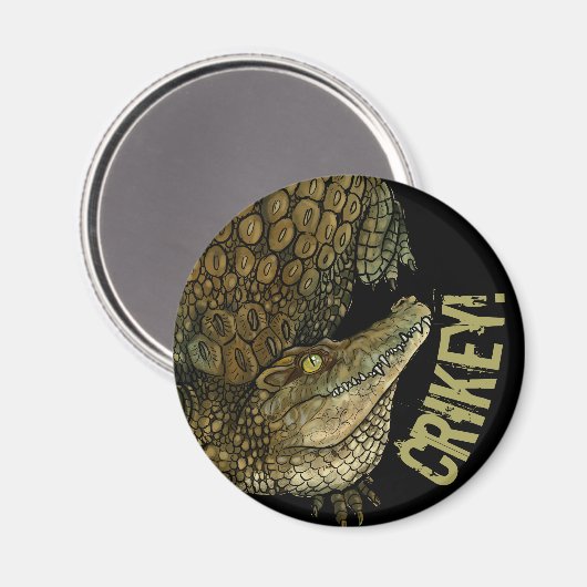 Krokodile Crikey! Magnet (Vorderseite/Rückseite)