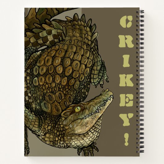 Krokodile Crikey! Notizblock (Rückseite)