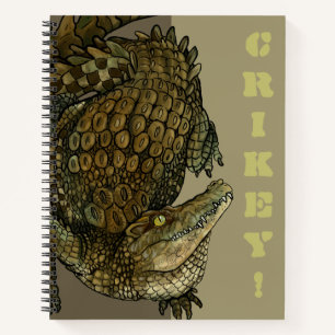 Krokodile Crikey! Notizblock