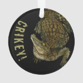 Krokodile Crikey! Ornament (Rückseite)