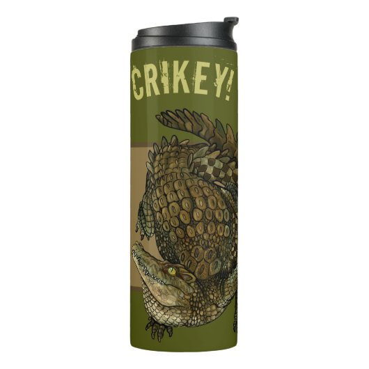 Krokodile Crikey! Thermosbecher (Nach links gedreht)