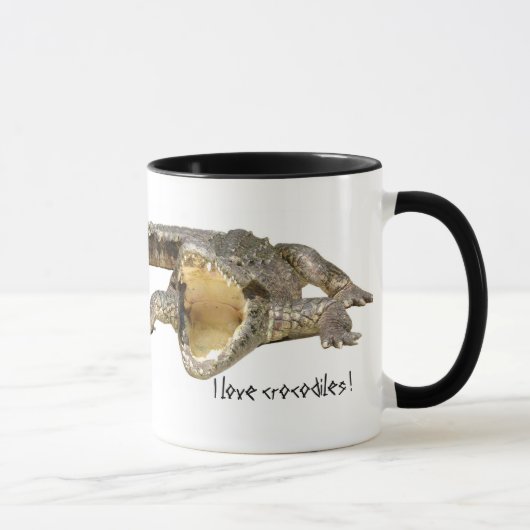 Krokodile der Liebe I! Tasse (Rechts)