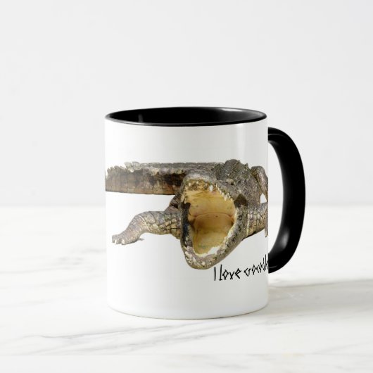 Krokodile der Liebe I! Tasse (VorderseiteRechts)