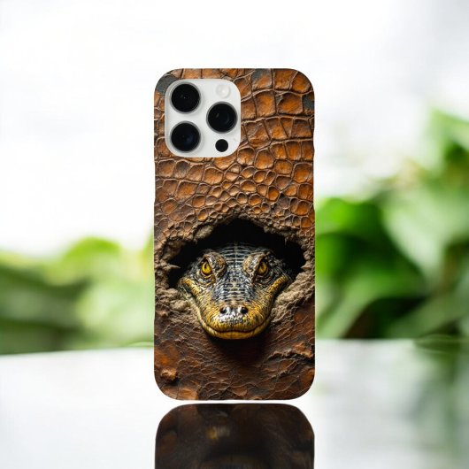 Krokodile durchbohrt seine Haut Case-Mate iPhone Hülle