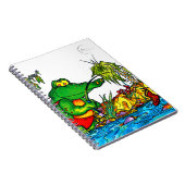 Krokodile Fishing SpiralNotebook Notizblock (Rechte Seite)