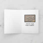 Krokodile/Freundschaft und Unterstützung für Spaß Karte (Innenseite)