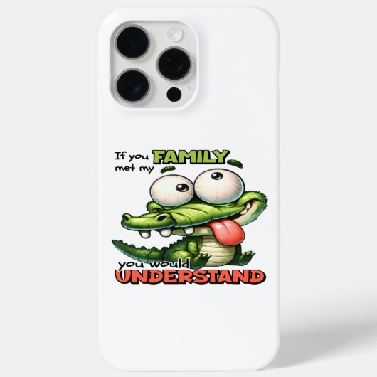 Krokodile FUNNY Case-Mate iPhone Hülle (Rückseite)