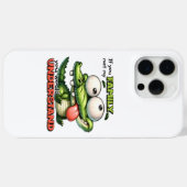 Krokodile FUNNY Case-Mate iPhone Hülle (Rückseite (Horizontal))