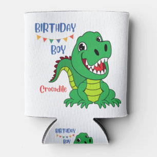 Krokodile-Geburtstag, Kleinkind zum Geburtstag Dosenkühler