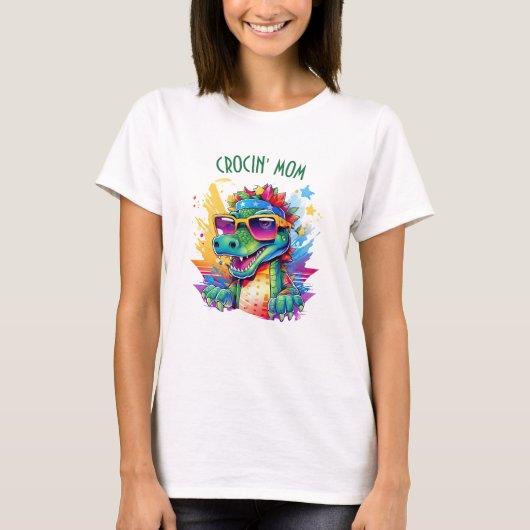 Krokodile Geburtstagsreife der Mama T-Shirt (Vorderseite)