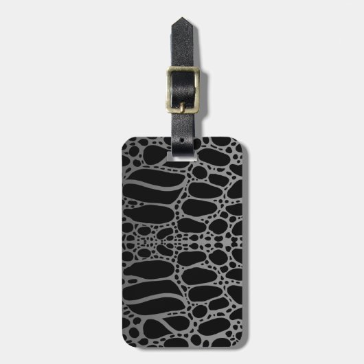 Krokodile Gepäckanhänger (Vorderseite vertikal)