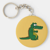 Krokodile gestalten kundenspezifische Schlüsselanh Schlüsselanhänger (Vorne)