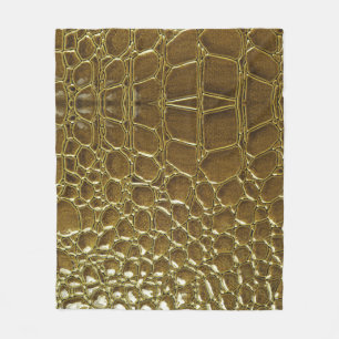Krokodile-Haut: Details zur Textur schließen Fleecedecke
