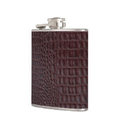 Krokodile Hautflasche Flachmann (Links)
