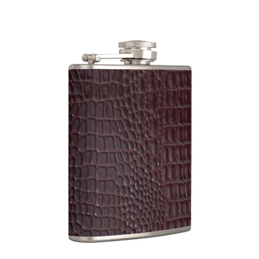 Krokodile Hautflasche Flachmann (Rechts)