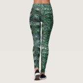 Krokodile Hautmuster Leggings (Rückseite)