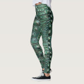 Krokodile Hautmuster Leggings (Links)