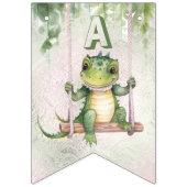 Krokodile-Jagdflagge Wimpelkette (Dritte Fahne)