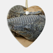 Krokodile Keramikornament (Rechts)
