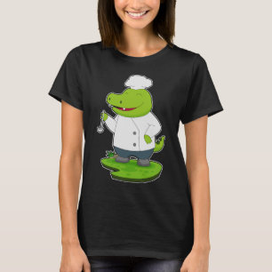 Krokodile Koch Kochlöffel T-Shirt