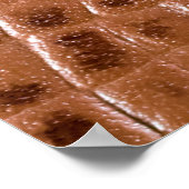 Krokodile Leder texturiert Hintergrund abstract, a Poster (Ecke)