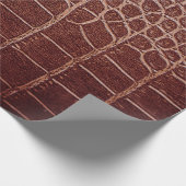 Krokodile Ledermuster abstrakt,Alligator,Tier Geschenkpapier (Ecke)