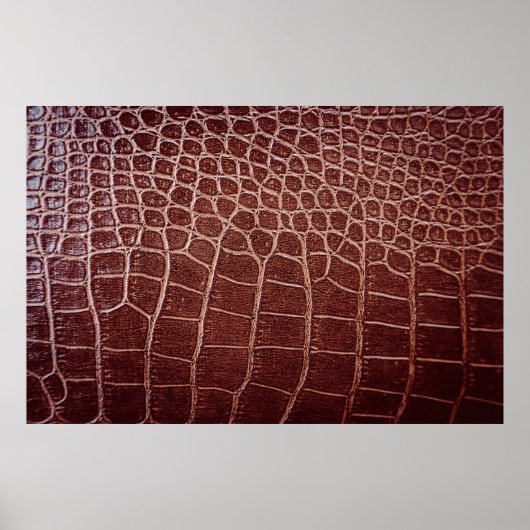 Krokodile Ledermuster abstrakt,Alligator,Tier Poster (Vorne)