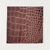 Krokodile Ledermuster abstrakt,Alligator,Tier Wandteppich (Vorderseite (Horizontal))