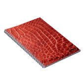 Krokodile Ledertextur Notizblock (Rechte Seite)