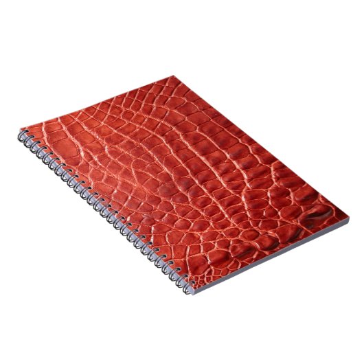 Krokodile Ledertextur Notizblock (Rechte Seite)