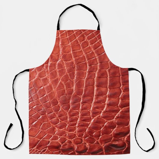 Krokodile Ledertextur Schürze (Vorderseite)