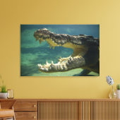 Krokodile Leinwanddruck (Insitu (Wohnzimmer))