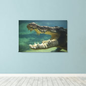 Krokodile Leinwanddruck (Insitu (Holzboden))