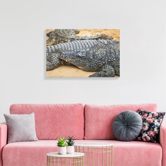 Krokodile Leinwanddruck (Insitu (Wohnzimmer))