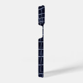 Krokodile Navy Blue Imitate iPhone Hülle (Rechte Seite)