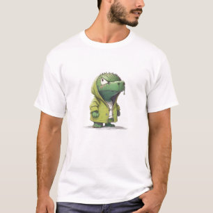 Krokodile Niedlich Adorable Humour Illustration T-Shirt