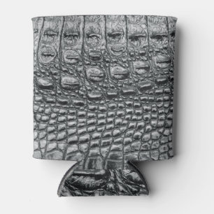Krokodile Noir: Mystik aus schwarzem Leder Dosenkühler