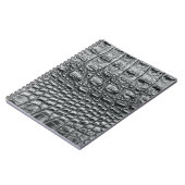 Krokodile Noir: Mystik aus schwarzem Leder Notizblock (Linke Seite)