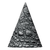 Krokodile Noir: Mystik aus schwarzem Leder Partyhütchen (Links)
