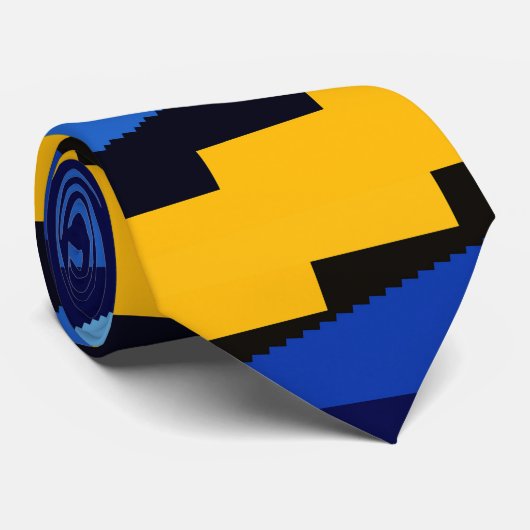 Krokodile oder Treppen hoch Krawatte (Gerollt)