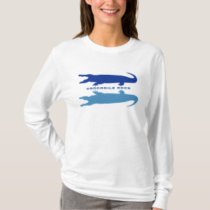 Krokodile-Reflektion (blau) T-Shirt