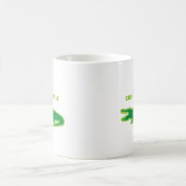 Krokodile-Regel (grün) Kaffeetasse (Mittel)