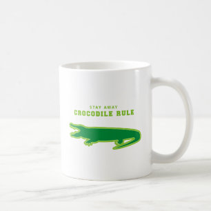 Krokodile-Regel (grün) Kaffeetasse