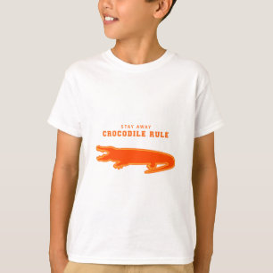 Krokodile-Regel (Orange) T-Shirt