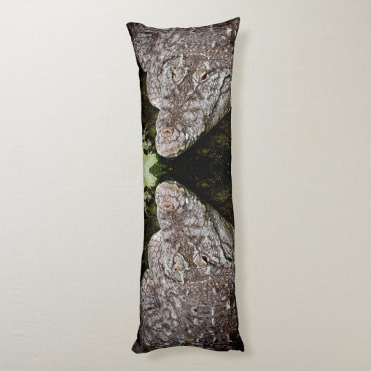 Krokodile Seitenschläferkissen (Rückseite (Vertikal))