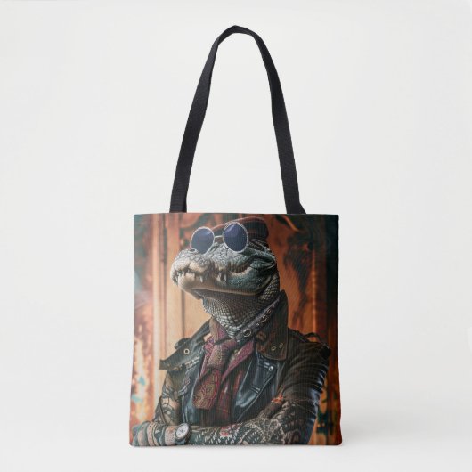 Krokodile Tattooed Urban Looking Boss Tasche (Vorderseite)