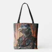 Krokodile Tattooed Urban Looking Boss Tasche (Rückseite)