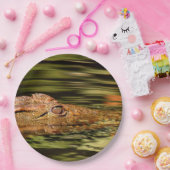 Krokodile-Teller Pappteller (Party)